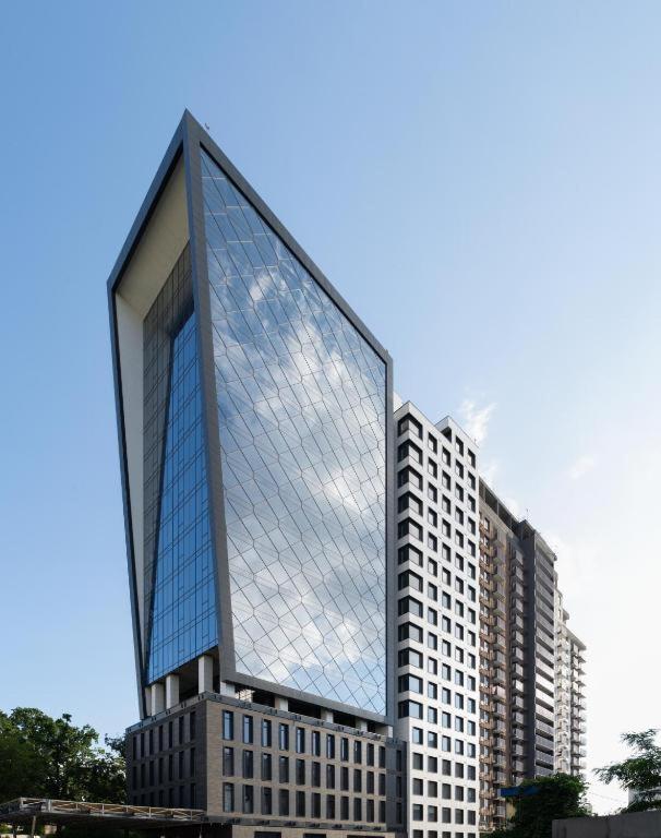 Apartmán Cube House Kyjev Exteriér fotografie